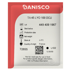 Термофильная закваска Danisco ТА 40/45 (100 DCU)